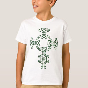 Ungar görar grön den irländska tröjan för tee shirt