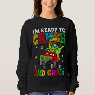 Ungar jag är Redo att krossa andra Klass Dino till T Shirt