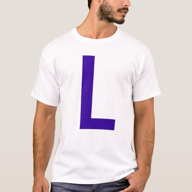 Ungar "L" T-tröja T Shirt (Framsida)