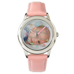 Ungar och babybild armbandsur