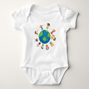 Ungar och jordklot t shirt