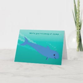 Ungar på lägerporpoise- eller delfindyken in! kort
