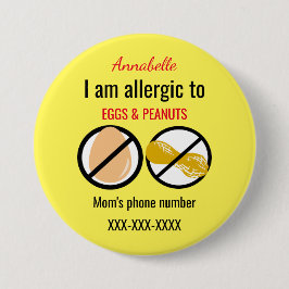 Ungar som är allergiska till jordnöt- och knapp