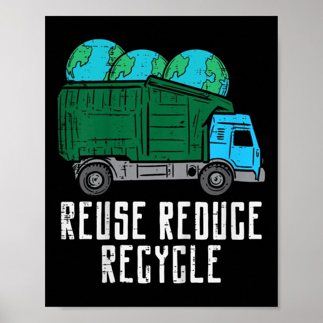 Ungar som återanvänder Reducera jordbojor i Återvi Poster (Framsidan)
