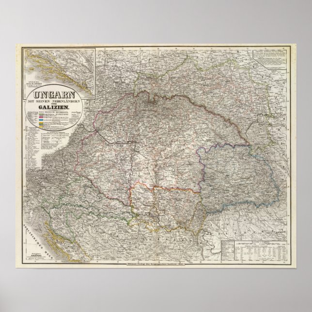 Ungarn, Galizien Poster (Framsidan)