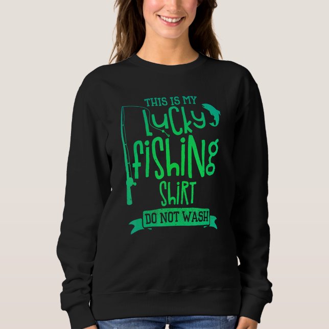 Ungdom Det här är mitt lyckliga fiskeskepp Tvättar T Shirt (Framsida)