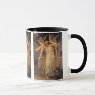 Ungdom för Bouguereau, Viktorian Änglar Porträtt Mugg
