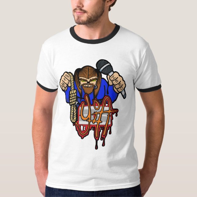 Ungdom i den Asien logotypen Tee (Framsida)