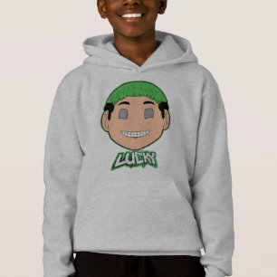UNGDOM LUCKY3RD ANSIKTE HOODIE T SHIRT