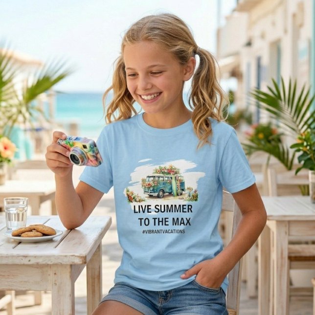 Ungdom Sommaranpassad Citat T-Shirt (Skapare uppladdad)