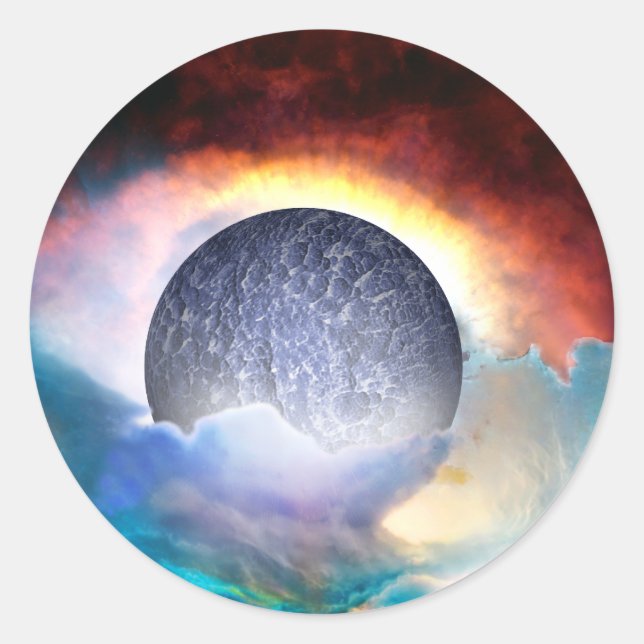 Ungdomar Runt Klistermärke (Framsida)