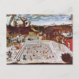 Ungdomens Fontän vid Cranach D. Ä. Lucas (Best) Vykort