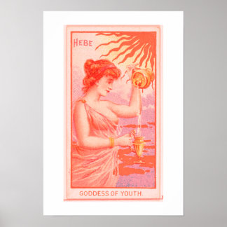 Ungdomens gudinna, Hebe, Poster Skriv ut