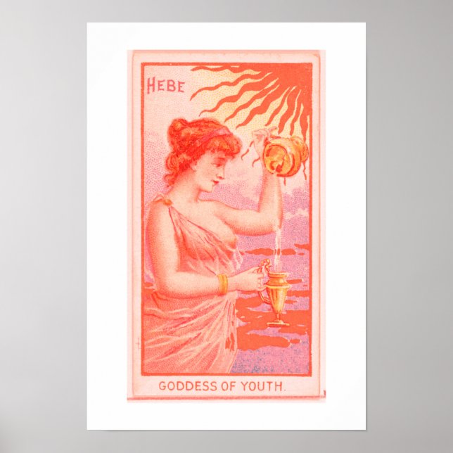 Ungdomens gudinna, Hebe, Poster Skriv ut (Framsidan)