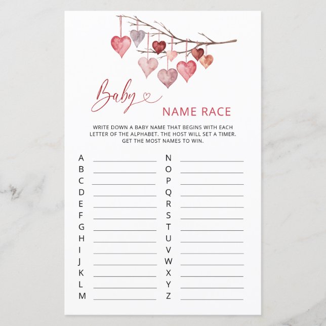 Ungdomens Valentines Baby Namn Tävling (Framsida)