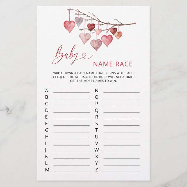 Ungdomens Valentines Baby Namn Tävling (Framsida)