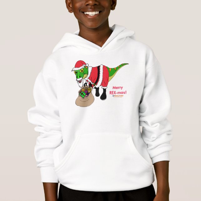 UngdomjulHoodie vid Fishfry designer T-shirt (Framsida)