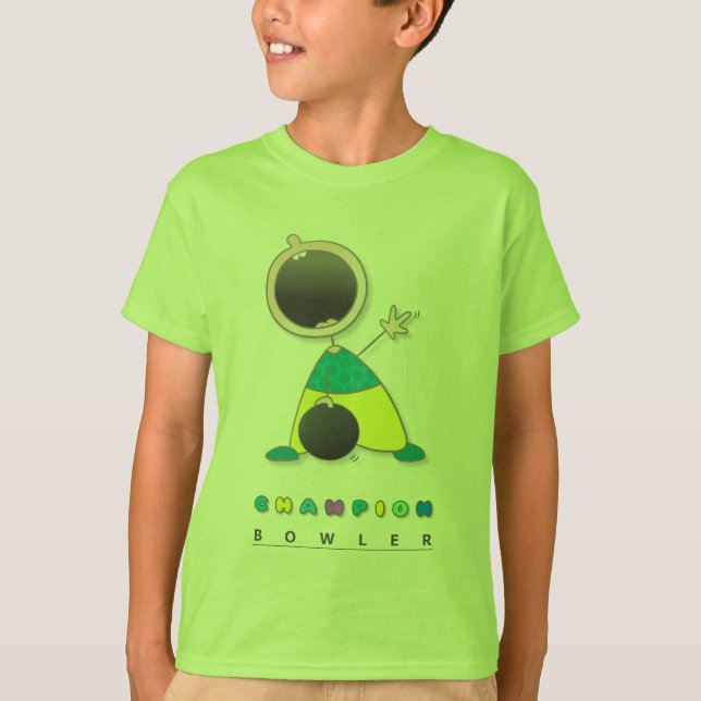 Ungdommen lurar bowling tee (Framsida)