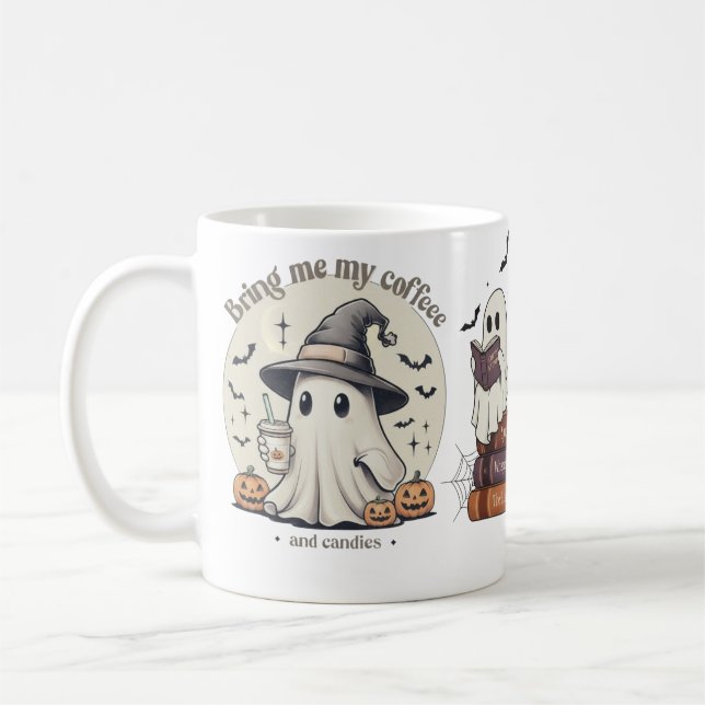 Ungdoms Laser Hjärna Sci-Fi Monster Action Kläder Kaffemugg (Vänster)