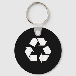 Ungdomsåtervinningsdagen för Återvinna Logotyp Små Nyckelring