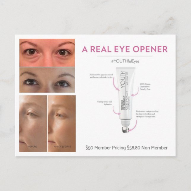 Ungdomsbehandling Öga Vykort (Framsida)