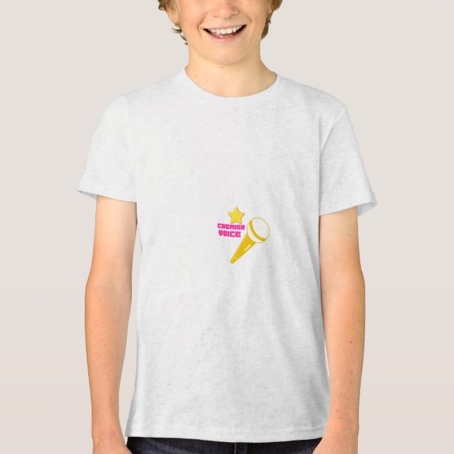 Ungdomsbekväm T-shirt (Framsida)