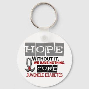 Ungdomsdiabetes HOPE 2 Nyckelring