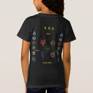 Ungdomsflickor TNT-utbildningsfartyg T Shirt