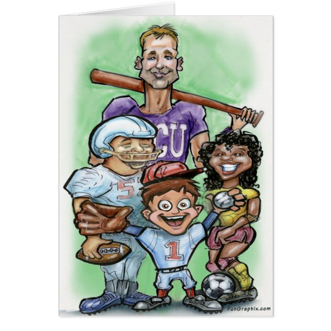 Ungdomsidrott Hälsningskort (Framsidan)