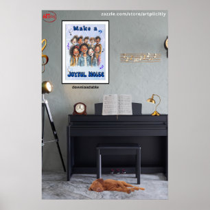 Ungdomskörsposter för kyrkan poster