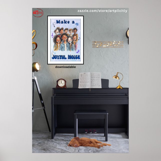 Ungdomskörsposter för kyrkan poster (Framsidan)
