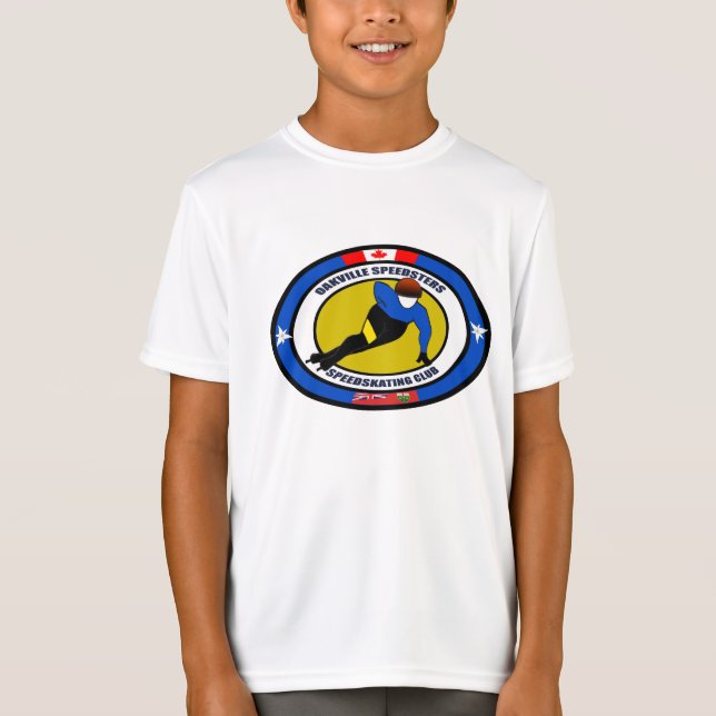 Ungdomsprestanda Tee/Oakville Speed Skating Tee Shirt (Framsida)