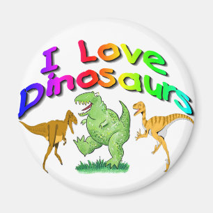 Unge"älskar jag Dinosaurs" gåvor Magnet