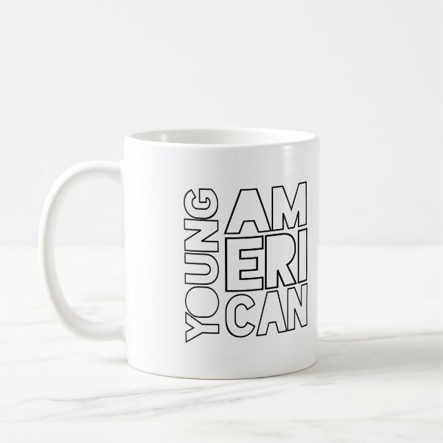 Unge amerikan kaffemugg (Vänster)