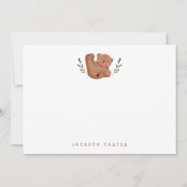 Unge Bear Woodland Tack Kort