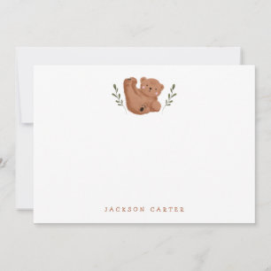 Unge Bear Woodland Tack Kort