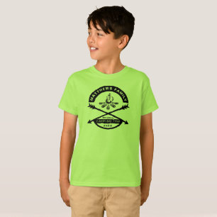 Unge campa design för skjorta   för resamöte svart t-shirt