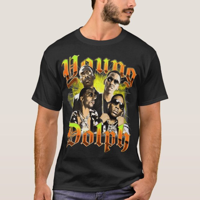 Unge Dolph retro vän vänner vän T Shirt (Framsida)