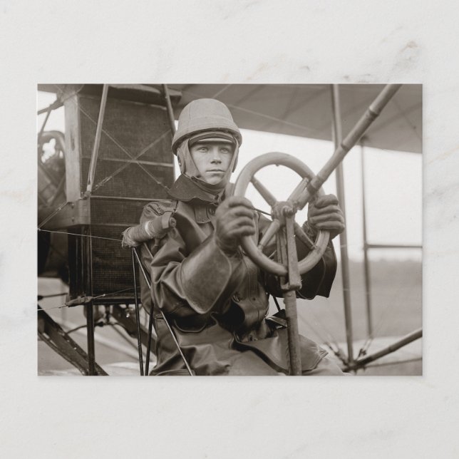 Unge flygare, 1912 vykort (Framsida)