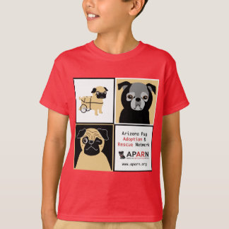 Unge för APARN-räddingmops Hanes T-tröja Tee Shirt
