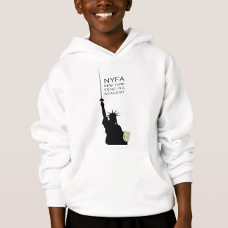Unge för NY-fäktningfrihetsgudinnan Hoodie T-shirt