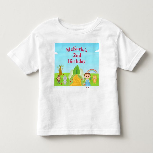 Unge för småbarn för Wizard of Oz T-shirt (Framsida)