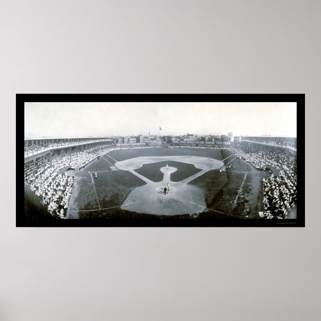 Unge Giants Baseball Photo 1908 Poster (Framsidan)