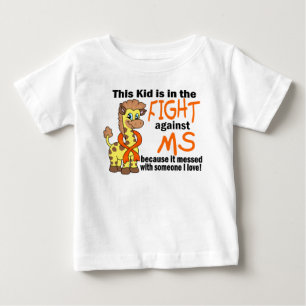 Unge i slagsmål mot åtskillig Sclerosis för ms T-shirt