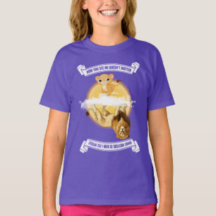 Unge/lejont "hur du ser mig" flicka färgT-tröja T-shirt