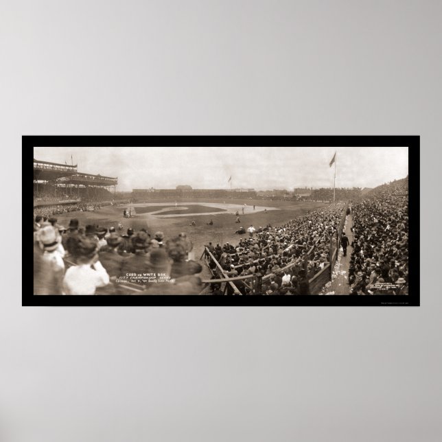 Unge mot White Sox Photo 1909 Poster (Framsidan)