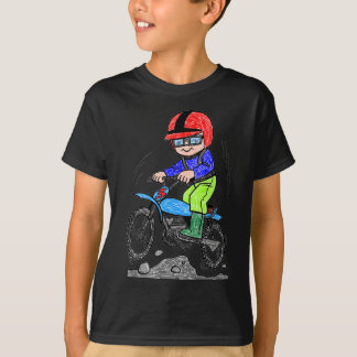 Unge på cykeln t-shirt