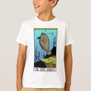 Unge tänder enorma Manatee T-tröja Tröja