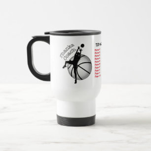 Ungebaskettränaregåvor, spelare, lagledarenamn resemugg