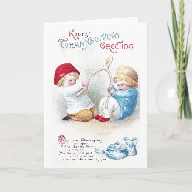 Ungebogserbåt på jätte- helgkort (Framsida)